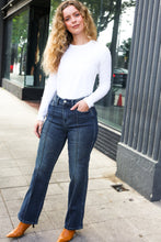 Load image into Gallery viewer, Judy Blue Dark Wash Western Seam Straight Leg Jeans
