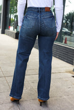 Load image into Gallery viewer, Judy Blue Dark Wash Western Seam Straight Leg Jeans
