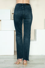 Load image into Gallery viewer, Judy Blue Button Fly Hem Destroy Straight Jeans
