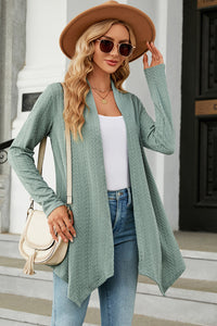 Open Front Long Sleeve Cardigan (multiple color options)