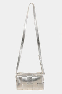 Woven Crossbody Bag with Adjustable Strap (multiple color options)