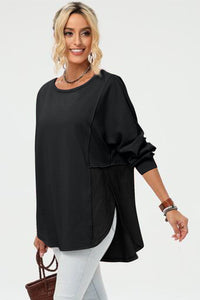 Long Sleeve High-Low Top (multiple color options)