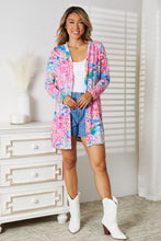 Load image into Gallery viewer, Blush Bouquet Floral Open Front Long Sleeve Cardigan
