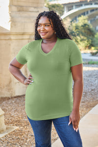 Bamboo V-Neck Short Sleeve T-Shirt (multiple color options)