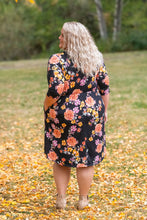 Load image into Gallery viewer, Taylor Dress in Black Fall Floral Mix
