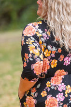 Load image into Gallery viewer, Taylor Dress in Black Fall Floral Mix
