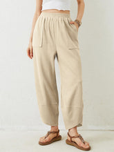 Load image into Gallery viewer, Lovelet Elastic Waist Wide Leg Pants (multiple color options)
