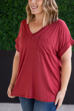 Load image into Gallery viewer, Sierra Pocket Short Sleeve Top in Terra Cotta
