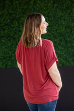 Load image into Gallery viewer, Sierra Pocket Short Sleeve Top in Terra Cotta
