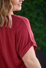 Load image into Gallery viewer, Sierra Pocket Short Sleeve Top in Terra Cotta
