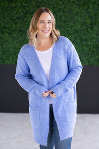 Madison Cozy Cardigan - Blue