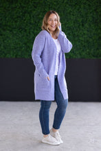 Load image into Gallery viewer, Madison Cozy Cardigan - Lavender
