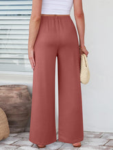 Load image into Gallery viewer, Elastic Waist Wide Leg Pants (multiple color options)
