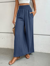 Load image into Gallery viewer, Perfee Wide Leg Pants with Pockets (multiple color options)
