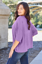 Load image into Gallery viewer, Bamboo Bliss Round Neck Drop Shoulder T-Shirt (multiple color options)
