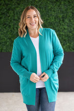 Load image into Gallery viewer, High Pocket Cardigan - Teal FINAL SALE
