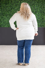 Load image into Gallery viewer, High Pocket Cardigan - White FINAL SALE
