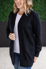 Load image into Gallery viewer, High Pocket Cardigan - Black FINAL SALE
