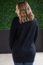 Load image into Gallery viewer, High Pocket Cardigan - Black FINAL SALE
