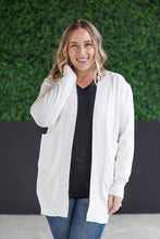 Load image into Gallery viewer, High Pocket Cardigan - White FINAL SALE
