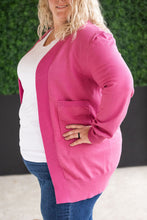 Load image into Gallery viewer, High Pocket Cardigan - Rose FINAL SALE
