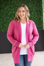 Load image into Gallery viewer, High Pocket Cardigan - Rose FINAL SALE
