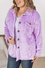 Load image into Gallery viewer, Fleece Shacket - Lavender
