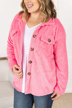 Load image into Gallery viewer, Fleece Shacket - Pink
