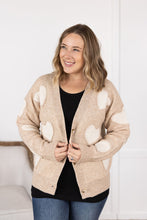 Load image into Gallery viewer, Sweetheart Cardigan - Tan
