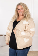 Load image into Gallery viewer, Sweetheart Cardigan - Tan
