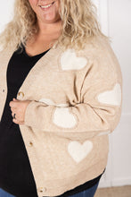 Load image into Gallery viewer, Sweetheart Cardigan - Tan
