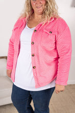 Load image into Gallery viewer, Fleece Shacket - Pink
