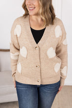 Load image into Gallery viewer, Sweetheart Cardigan - Tan
