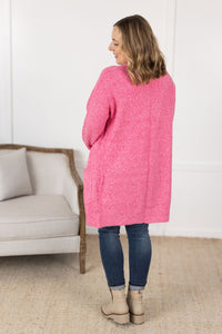 Madison Cozy Cardigan - Pink