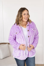 Load image into Gallery viewer, Fleece Shacket - Lavender
