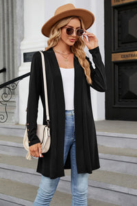 Long Sleeve Open Front Cardigan (multiple color options)