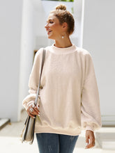 Load image into Gallery viewer, Ivy Lane Mock Neck Dropped Shoulder Sweatshirt (multiple color options)
