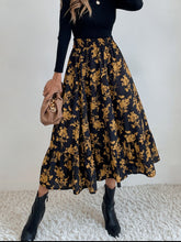 Load image into Gallery viewer, Printed Elastic Waist Midi Skirt (multiple color/print options)
