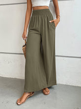 Load image into Gallery viewer, Perfee Wide Leg Pants with Pockets (multiple color options)
