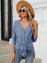 Load image into Gallery viewer, Ribbed Button Up Long Sleeve Cardigan (multiple color options)
