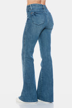 Load image into Gallery viewer, Judy Blue Tummy Control Cut Hem Flare Jeans
