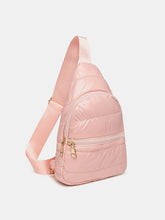 Load image into Gallery viewer, Quilted Adjustable Strap Puffy Sling Bag (multiple color options)
