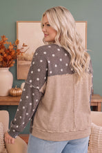 Load image into Gallery viewer, Connect the Dots Oversized Pullover Sweater Top
