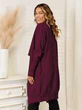 Load image into Gallery viewer, Long Sleeve Open Front Longline Cardigan (multiple color options)
