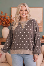 Load image into Gallery viewer, Connect the Dots Oversized Pullover Sweater Top
