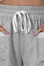 Load image into Gallery viewer, Drawstring High Waist Shorts with Pockets
