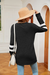 Round Neck Long Sleeve Top (multiple color options)