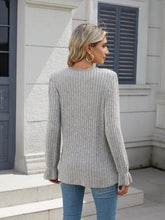 Load image into Gallery viewer, Lace Detail V-Neck Long Sleeve Top (multiple color options)
