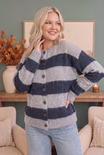 Load image into Gallery viewer, Cuddle Up Button Fuzzy Cardigan

