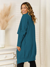 Load image into Gallery viewer, Long Sleeve Open Front Longline Cardigan (multiple color options)
